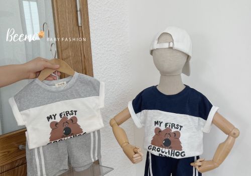 BỘ COTTON IN HÌNH HẢI LY