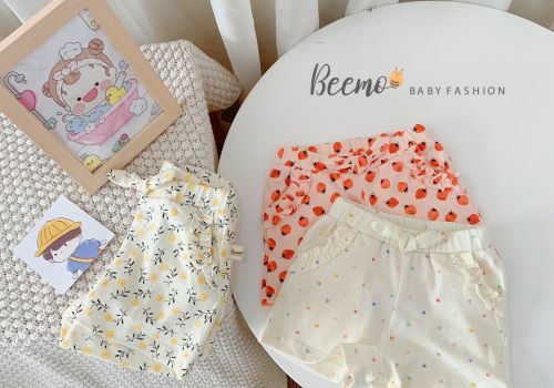 QUẦN ĐÙI BÉ GÁI HOA NHÍ ĐÍNH NƠ