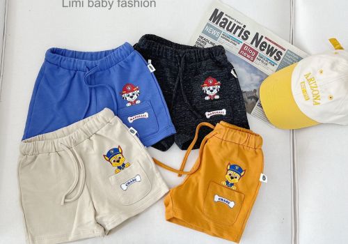 QUẦN COTTON DA CÁ IN HÌNH CHÚ CHÓ CỨU HỘ